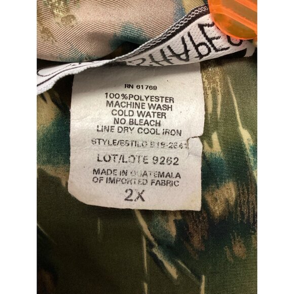 C.M. Shapes Vintage Women’s Long Sleeve Abstract Jungle Shacket 2X - Picture 7 of 7